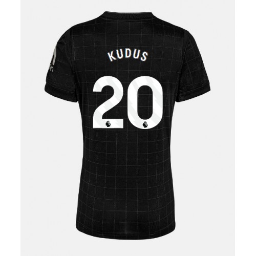 Lacne Ženy Futbalové dres Tottenham Hotspur Mohammed Kudus #20 2025-26 Krátky Rukáv - Preč Lacne Ženy Futbalové dres Tottenham Hotspur Mohammed Kudus #20 2025-26 Krátky Rukáv - Preč